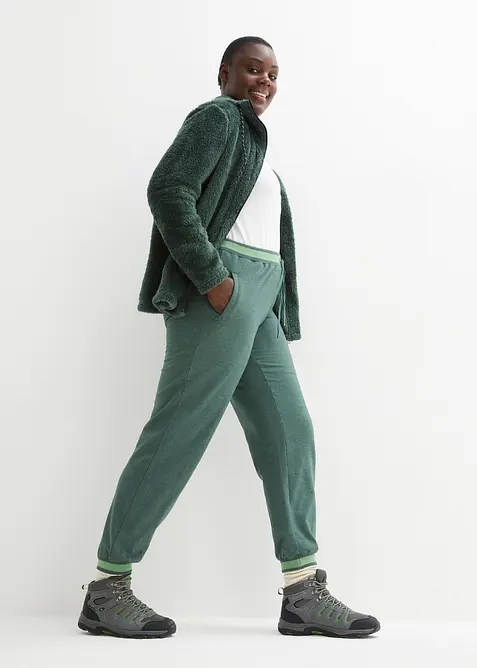 Joggebukse i bomullsmiks (2-pack), bonprix