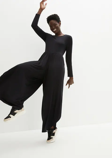 Trenings-jumpsuit av lett viskose, bonprix