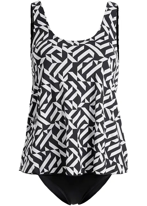 Badedrakt i tankini look, bonprix