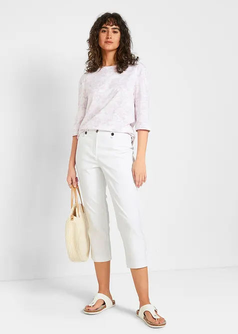 7/8-bukse i bengalin med komfortlinning, bonprix