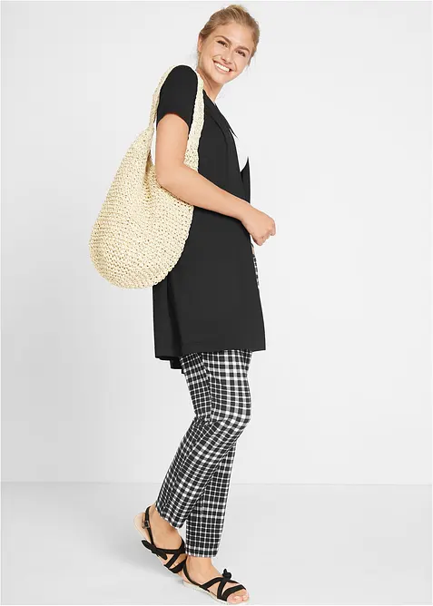 Trikotjakke i myk viskose, bonprix