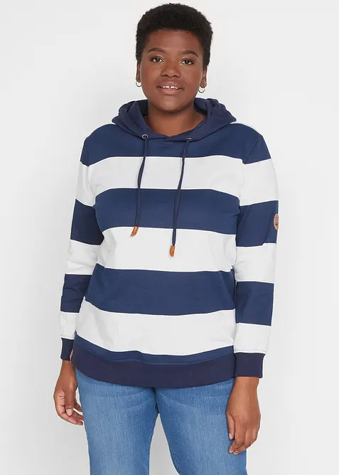 Hettegenser i &oslash;kologisk bomull, bonprix