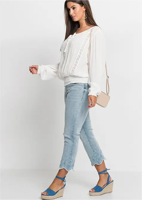 Bluse i myk viskose, bonprix