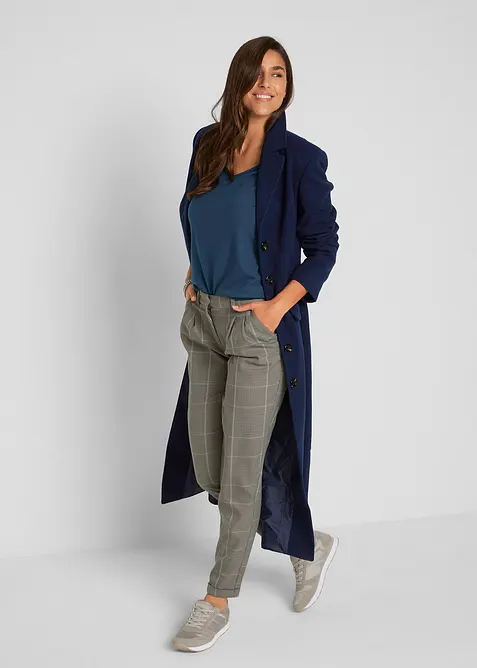 Langermet, figurnær topp (2-pack), bonprix