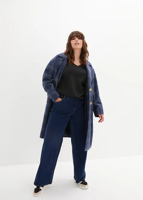 Langermet, figurn&aelig;r topp (2-pack), bonprix