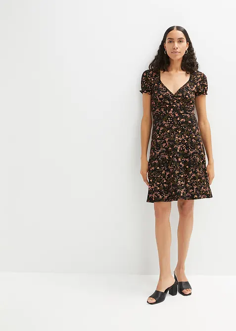 Jerseykjole i viskosemiks, bonprix