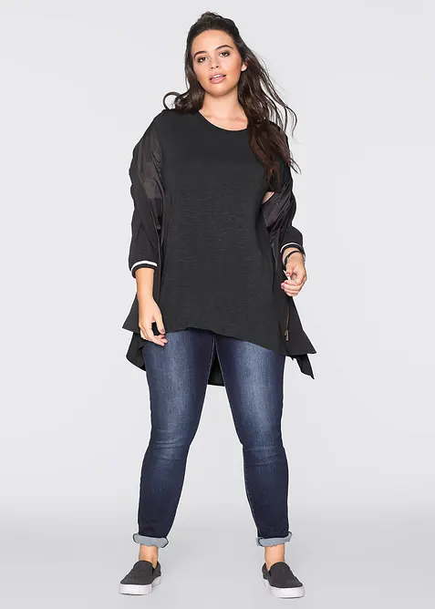 Topp med asymmetrisk nederkant, bonprix