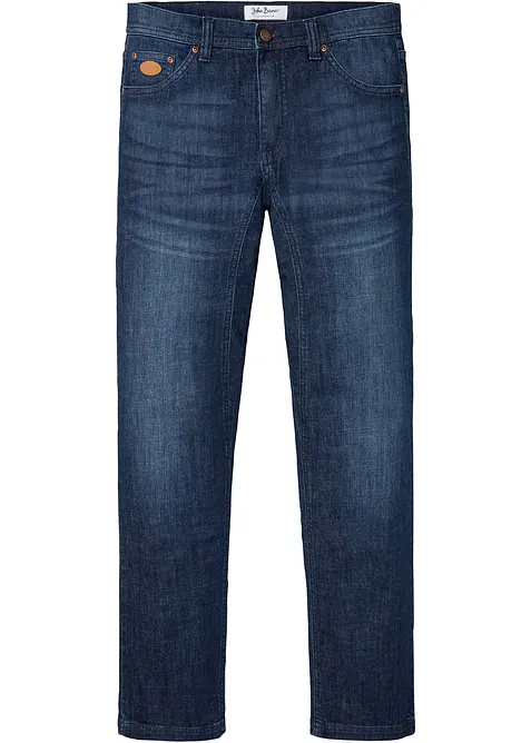 Classic Fit stretchjeans med forsterket skritt, Tapered, bonprix