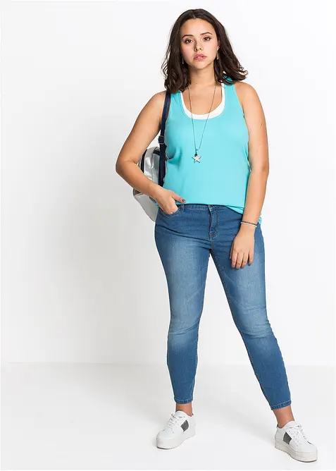 Super Skinny Jeans, mid Waist, cropped, bonprix