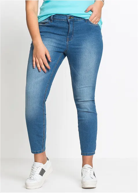 Super Skinny Jeans, mid Waist, cropped, bonprix