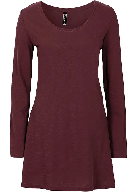 Langermet topp i 100% bomull, bonprix