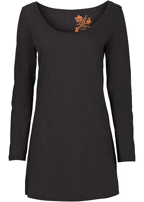 Langermet topp i 100% bomull, bonprix