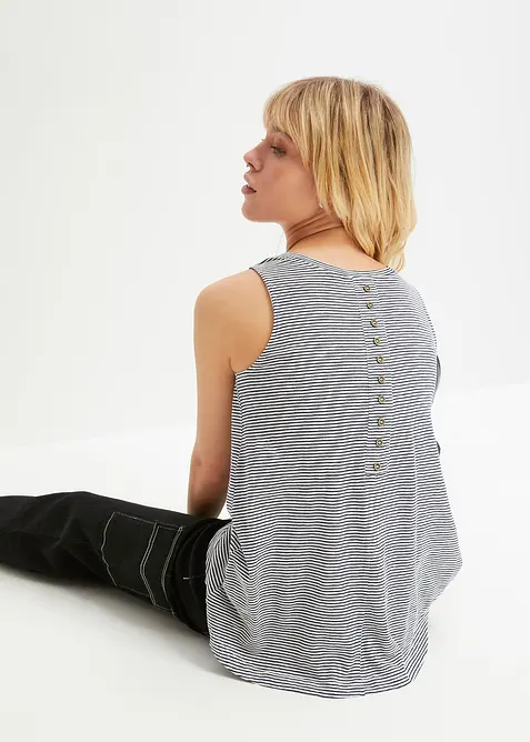 Topp med knappestolpe bak, bonprix