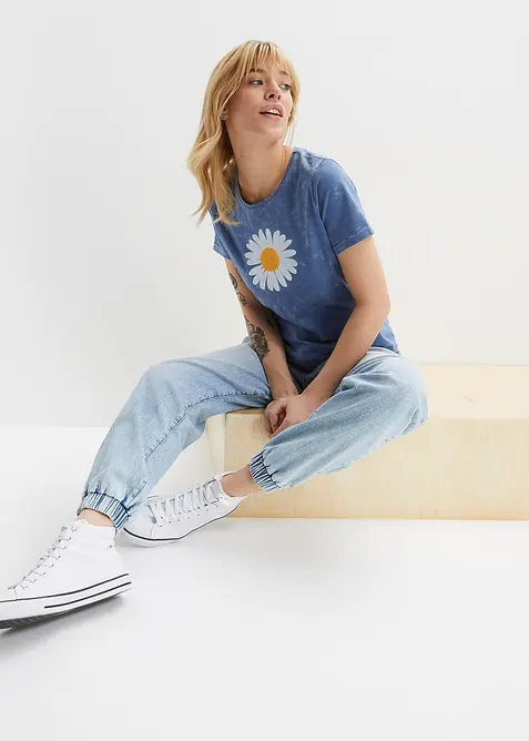 T-skjorte i ren &oslash;kologisk bomull, bonprix