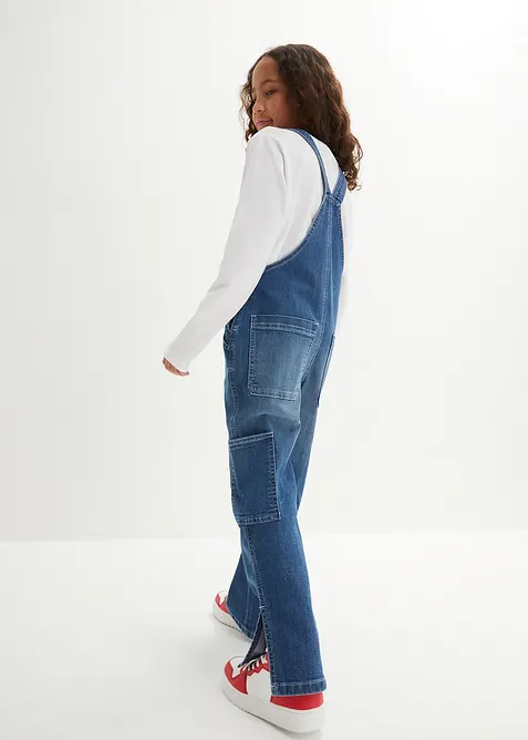 Snekkerbukse i denim Mid Waist, bonprix