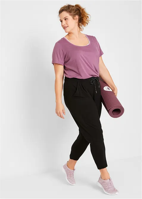 7/8-treningsbukse i klimasmart viskose, bonprix