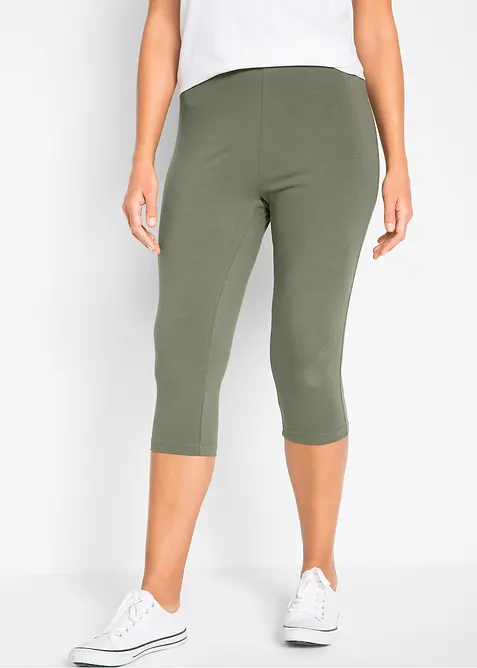 Capri-leggings i smal modell (2-pack), bonprix