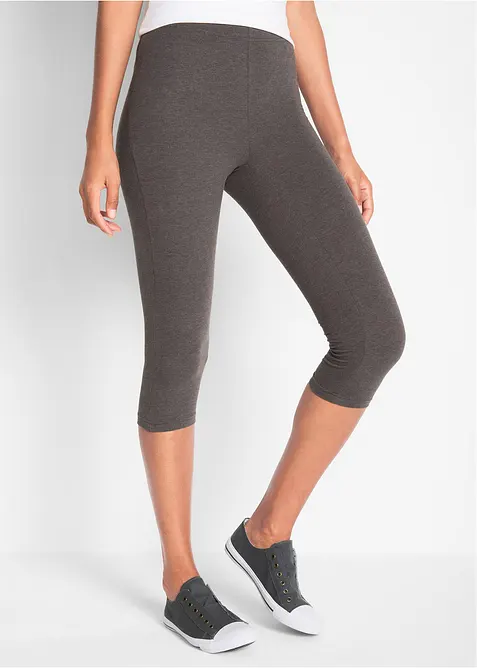 Capri-leggings i smal modell (2-pack), bonprix