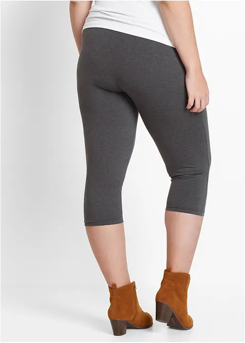 Capri-leggings i smal modell (2-pack), bonprix