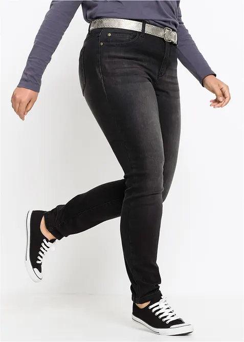 Slim Fit-jeans High Waist, Shaping, bonprix