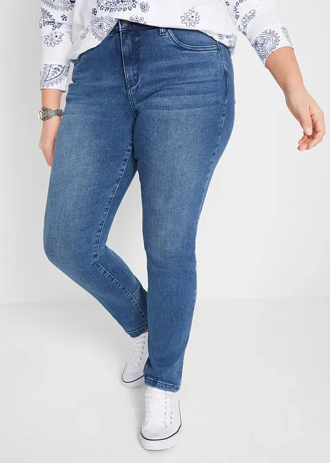 Slim Fit-jeans High Waist, Shaping, bonprix