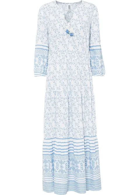 Maxikjole i lett viskose, bonprix