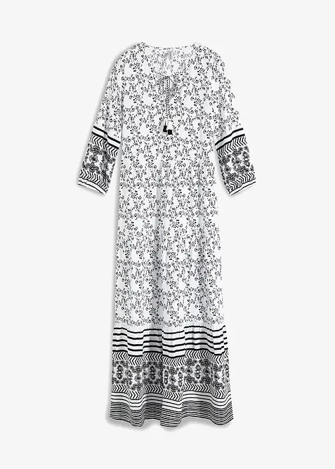 Maxikjole i lett viskose, bonprix