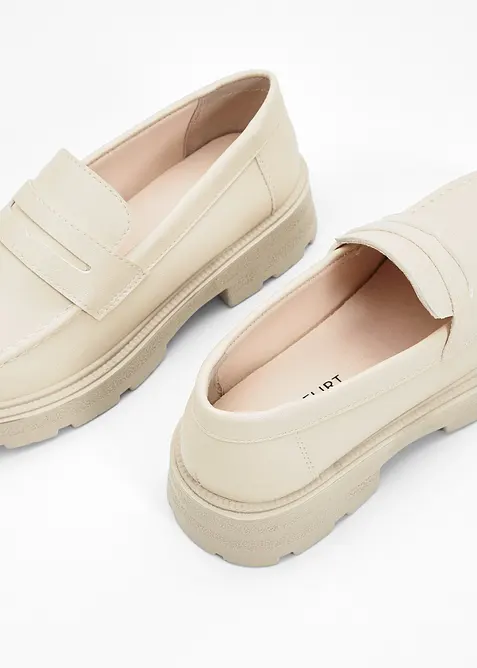 Chunky loafers med lette såler, bonprix