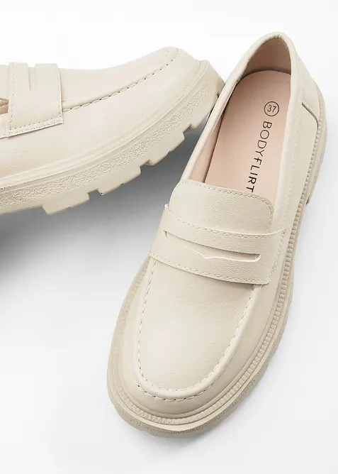 Chunky loafers med lette såler, bonprix