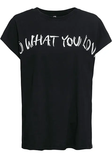 Oversized topp i 100% bomull, bonprix