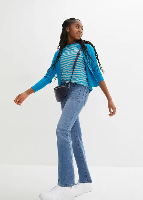 Behagelige flared-jeans, bonprix