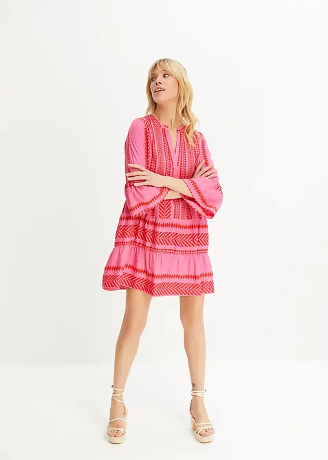 Tunikakjole i lett viskose, bonprix