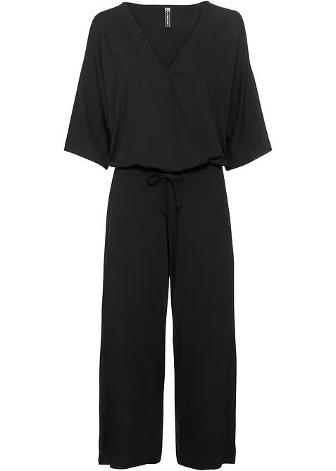 Jumpsuit i lett viskosejersey, bonprix