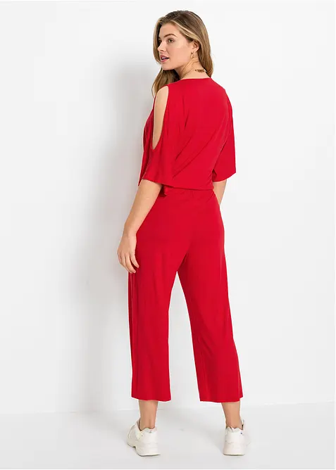 Jumpsuit i lett viskosejersey, bonprix