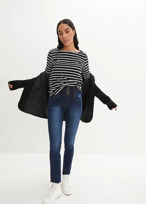 Slim Fit-jeans High Waist, Shaping, bonprix