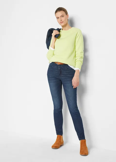 Skinny-jeans High Waist, cropped, bonprix