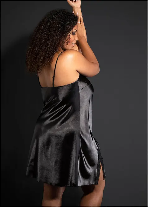 Neglisjé i sateng, bonprix