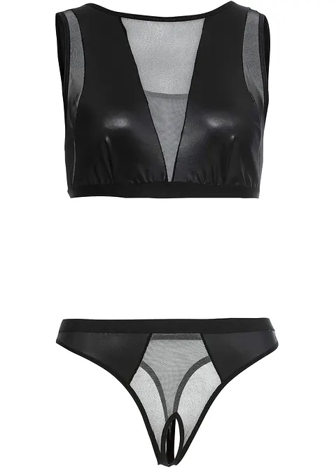 Bustier + string (2-delt sett), bonprix