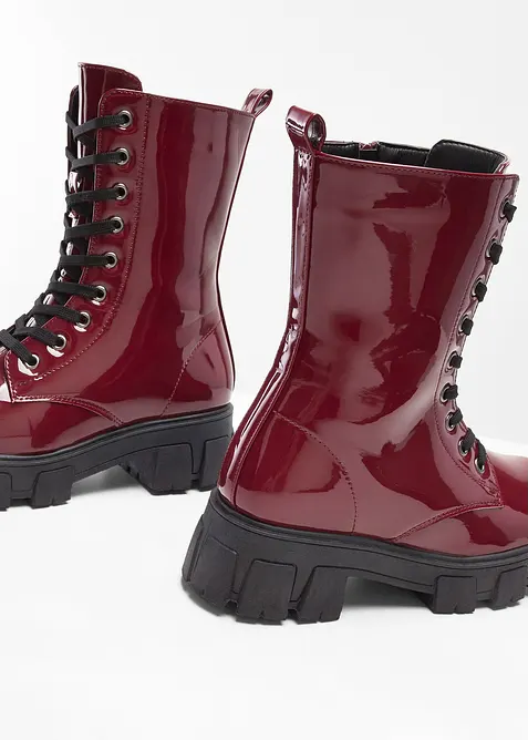 Sn&oslash;reboots i imitert lakkskinn, bonprix