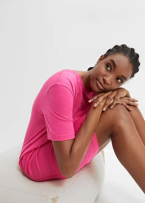 Oversized nattkjole av flammegarn, bonprix