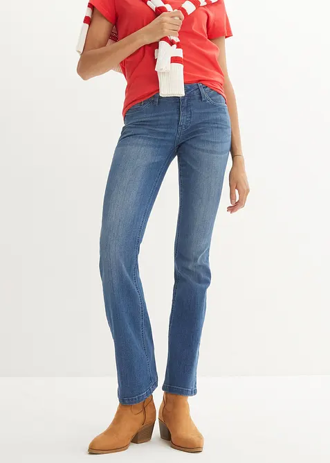 Bootcut-jeans Mid Waist, Stretch, bonprix
