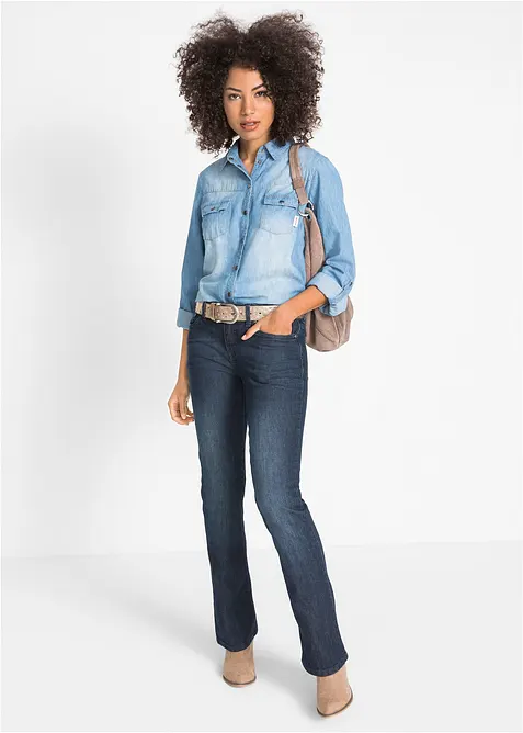 Bootcut-jeans Mid Waist, Stretch, bonprix