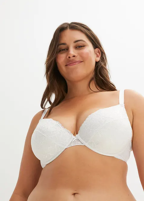 Push up-BH med fine blonder (3-pack), bonprix