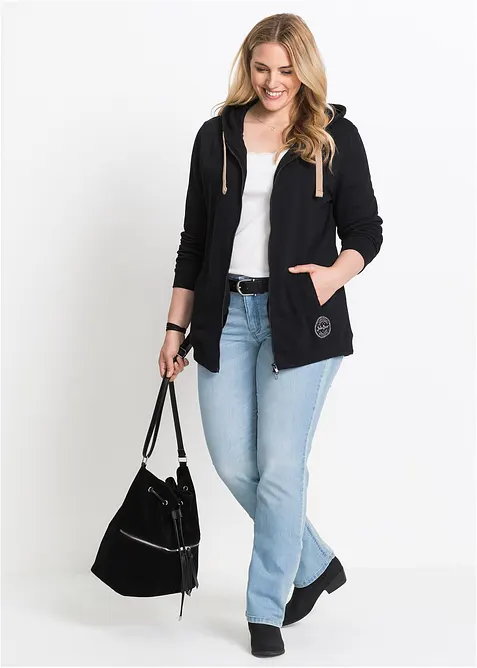 Bootcut-jeans Mid Waist, Komfort-Stretch, bonprix