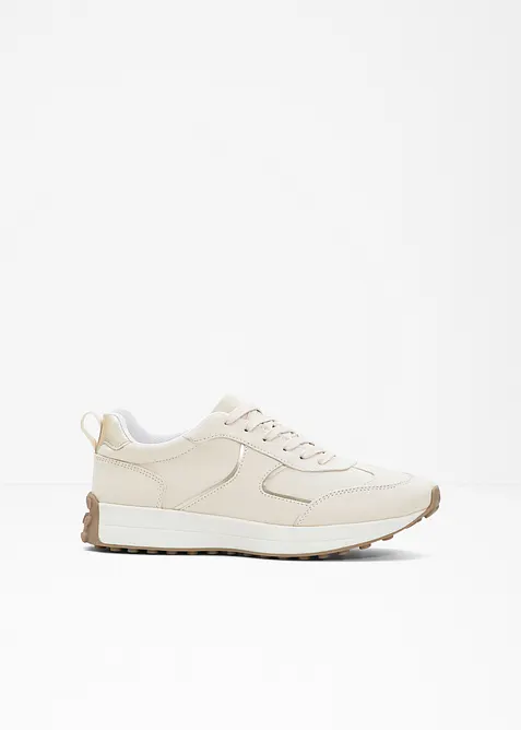 Sneakers med metallic-detaljer, bonprix