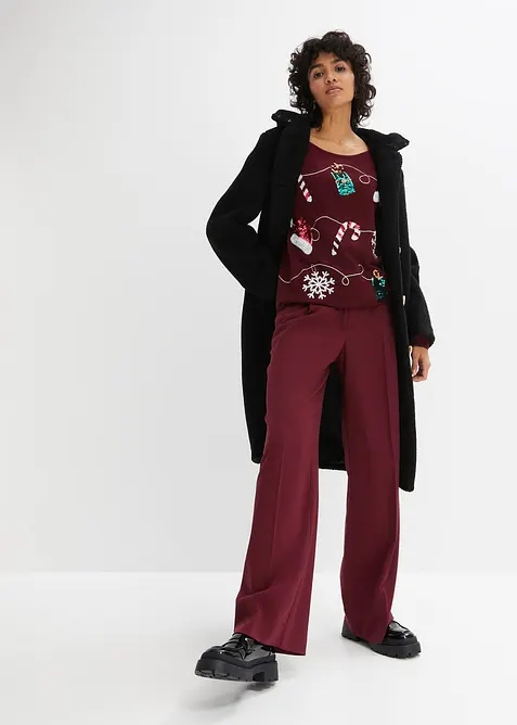 Finstrikket genser, bonprix