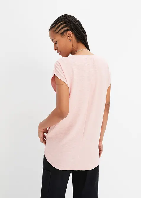 Ermeløs topp med lengre bakstykke, bonprix