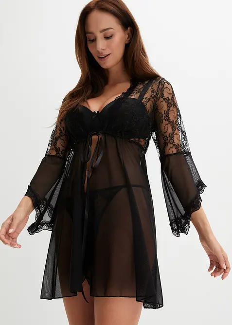 Kimono og stringtruse (2-delt sett), bonprix