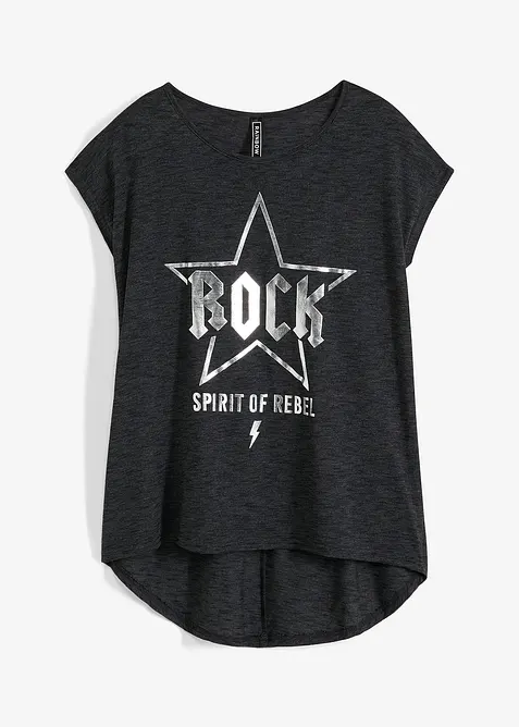 Lang topp i myk viskosemiks, bonprix