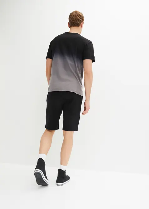 T-skjorte og sweat bermudashorts i 100% bomull (2-delt sett), bonprix